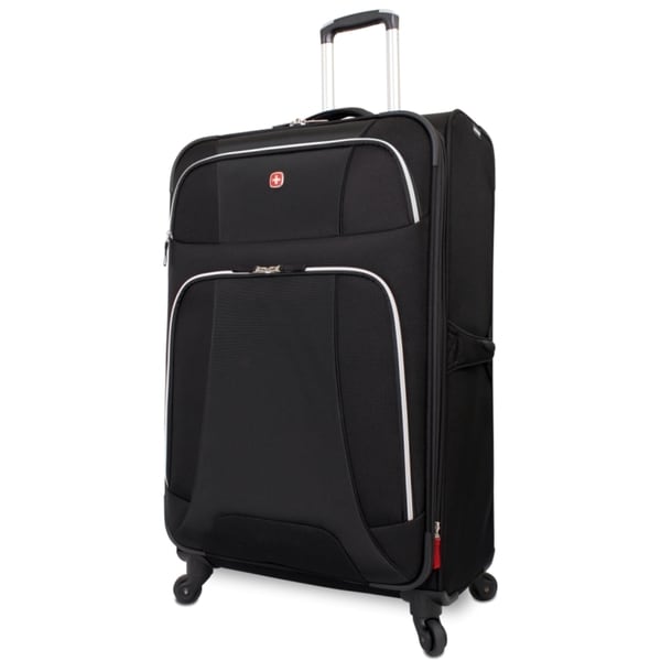 Wenger Monte Leone Black 29-inch Large Expandable Spinner Upright ...
