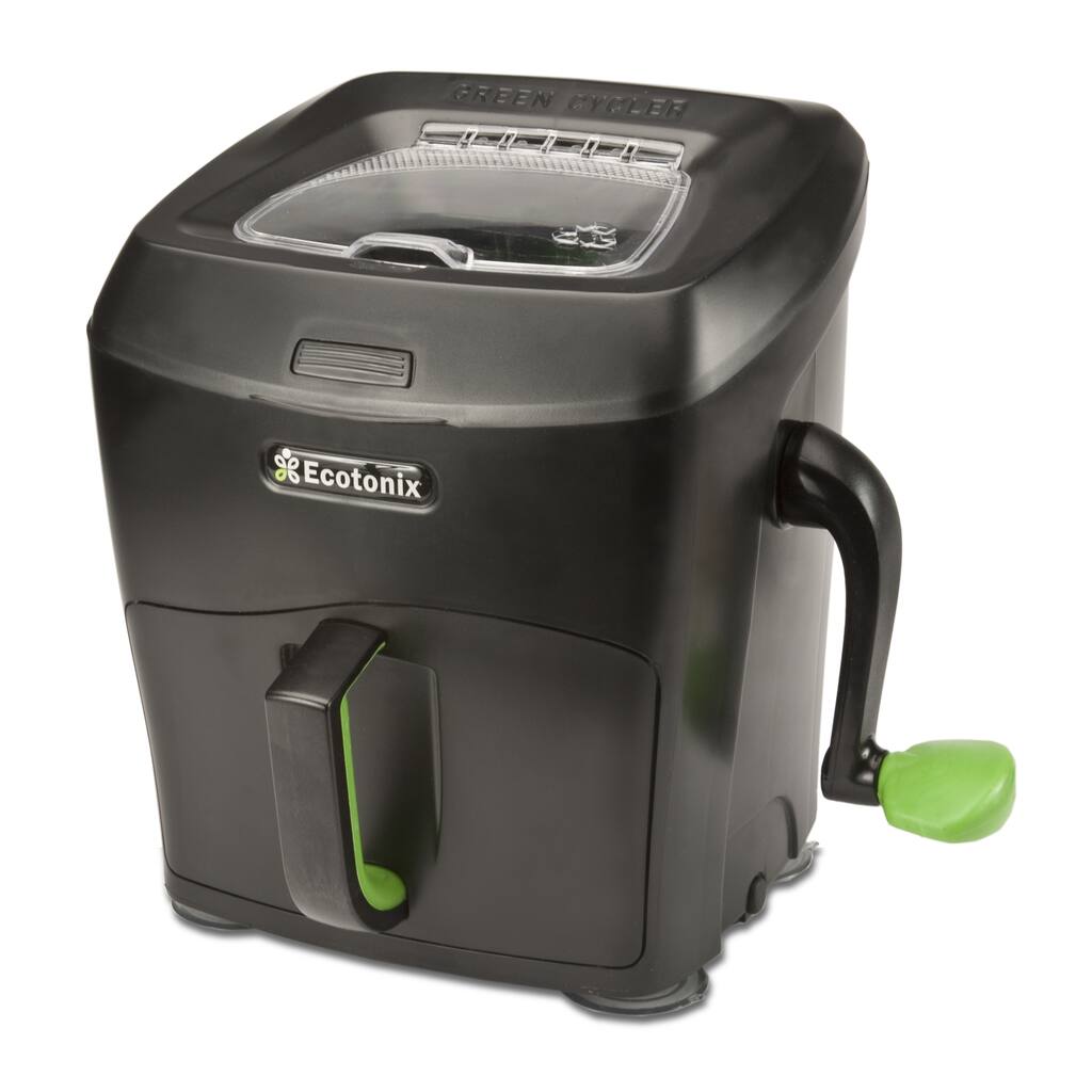 Green Cycler Garden Series Black and Lime Kitchen Scrap Pre-composter