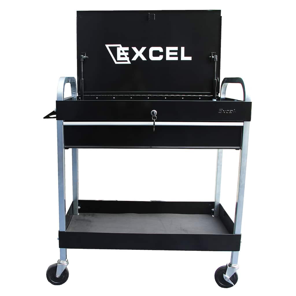 Excel 30-inch Steel Tool Cart