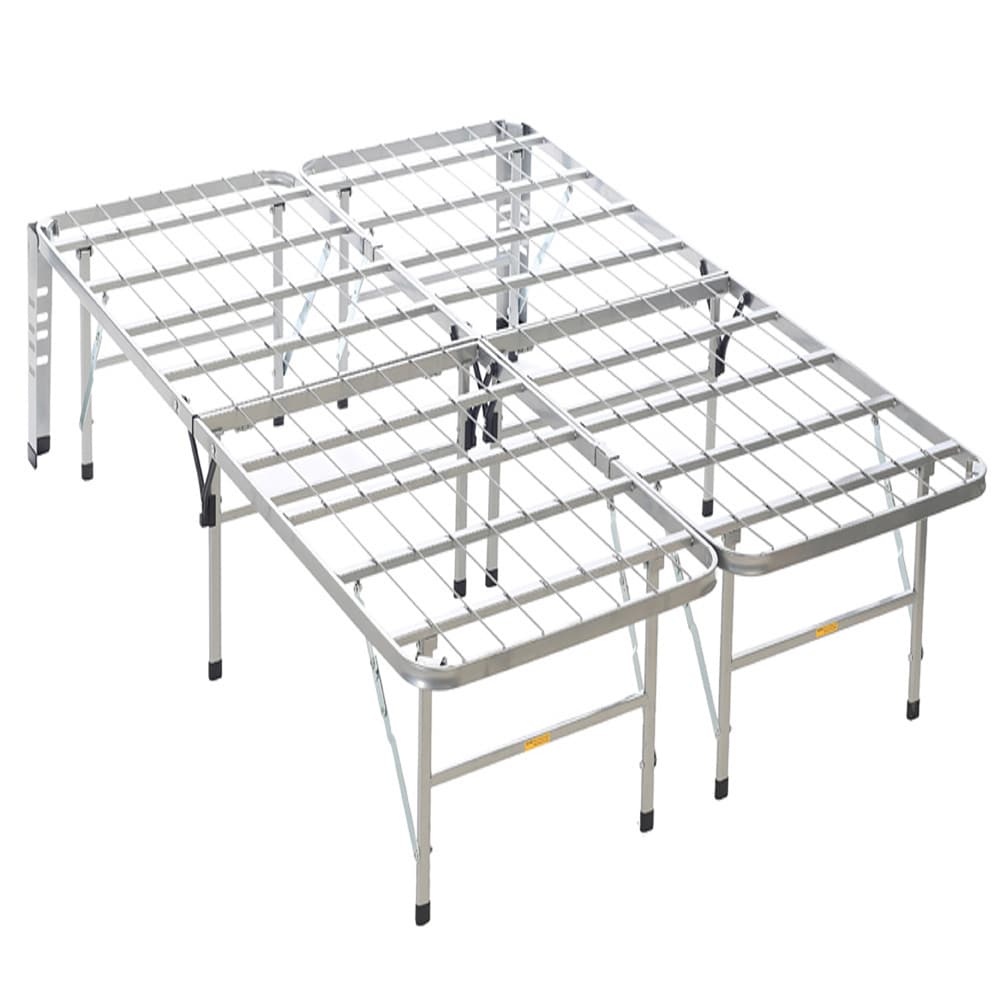 Hollywood Bedder Base Queen size Bed Support Silver Size Queen
