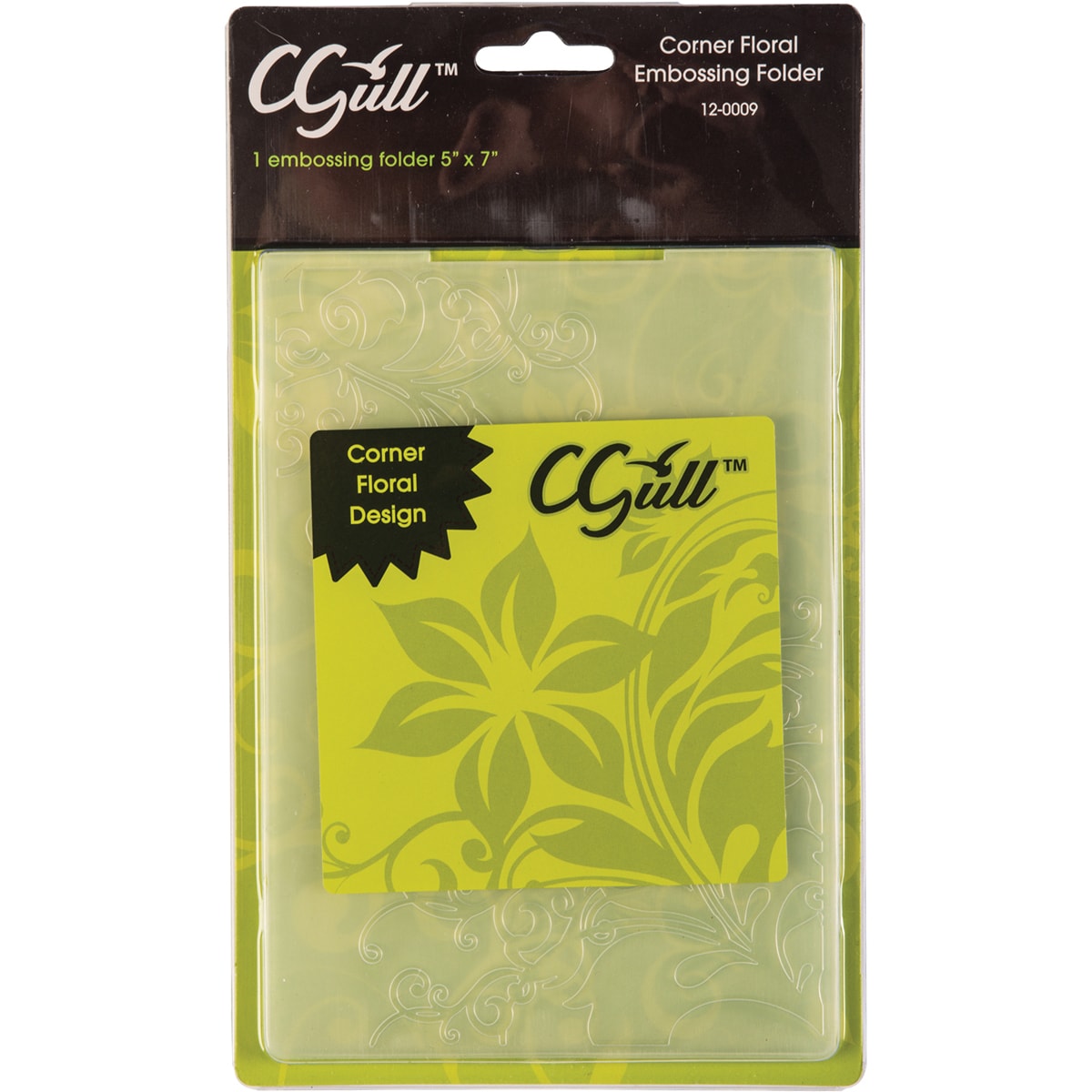 Cgull Corner Florals Embossing Folder