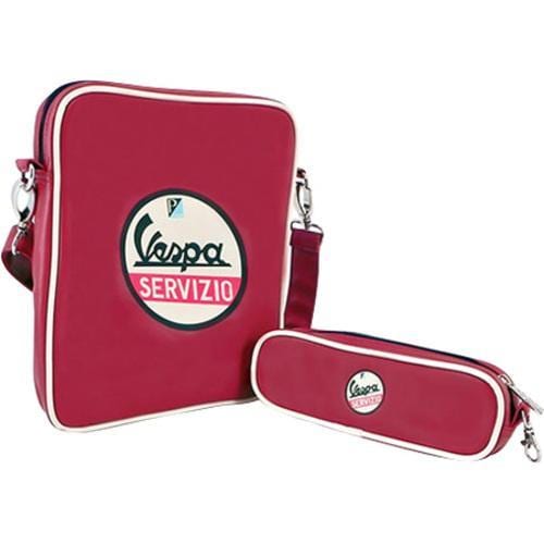 Vespa Ipad Shoulder Bag Red