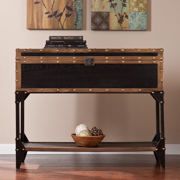 Shop The Curated Nomad Azul Travel Trunk Console Sofa Table