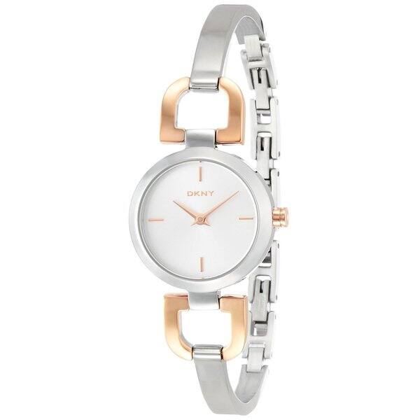 DKNY Womens NY2137 Two Tone Bangle Watch   16346684  