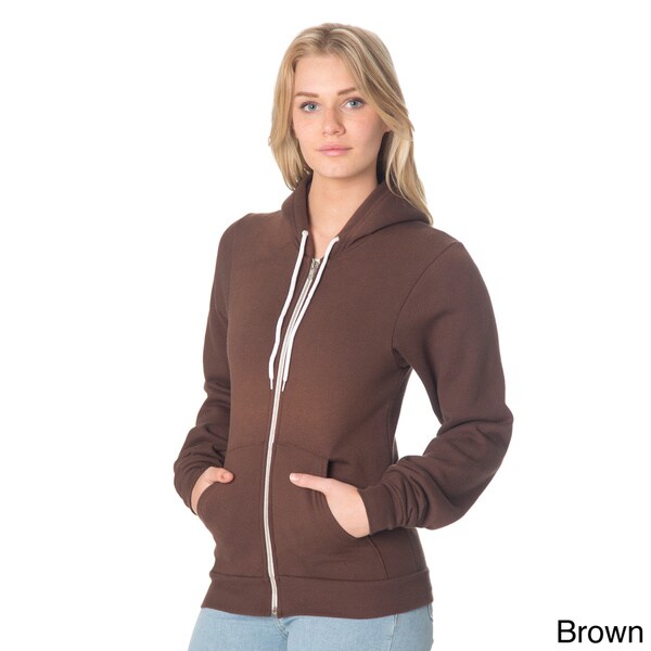 american apparel flex fleece zip hoodie