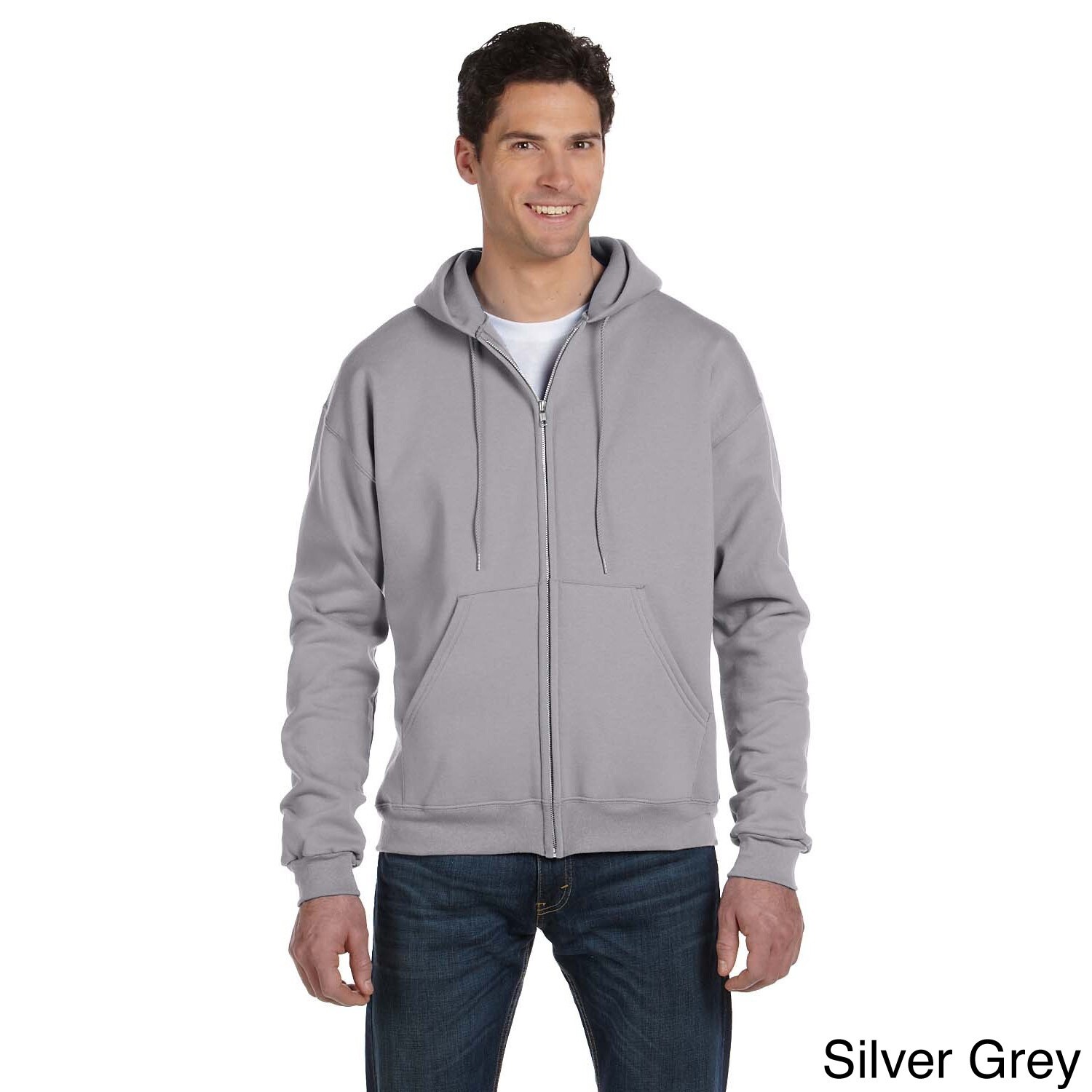 champion jacket mens silver