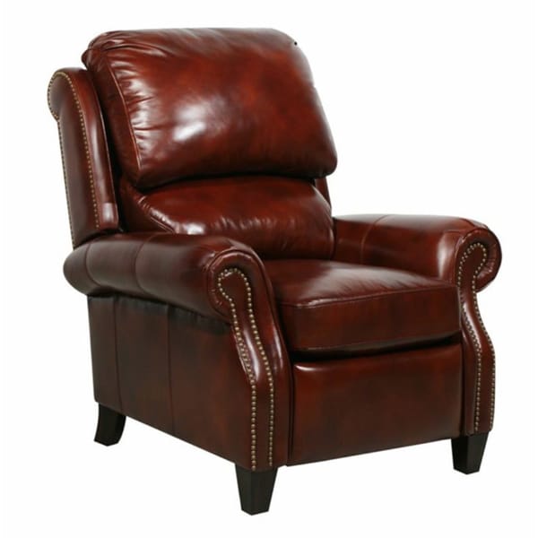 Francis Tufted Leather Recliner by Lazzaro Leather