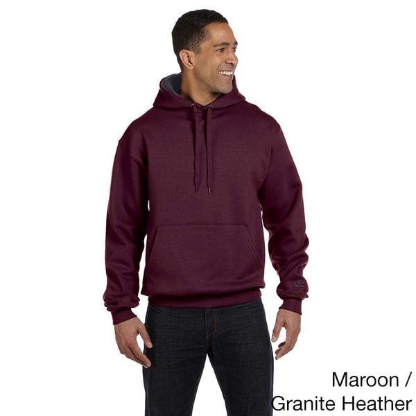 maroon pullover hoodie men's