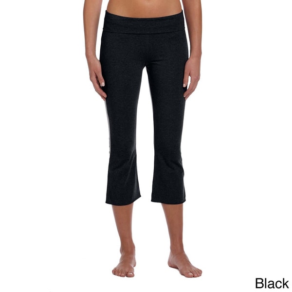 cotton spandex capri yoga pants