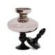 preview thumbnail 3 of 4, Large Black and Smoked Glass Urn