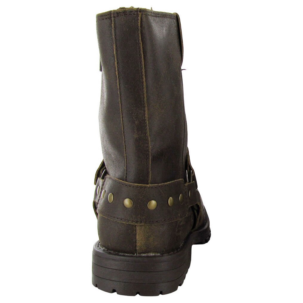 skechers mens leather boots