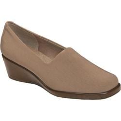 Women's Aerosoles Temptation Taupe Fabric Aerosoles Wedges