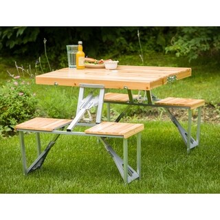 Portable Folding 4-seat Picnic Table