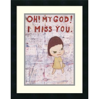 Yoshitomo Nara Oh my god i miss you, 2001 17 x 21-inch - Bed Bath