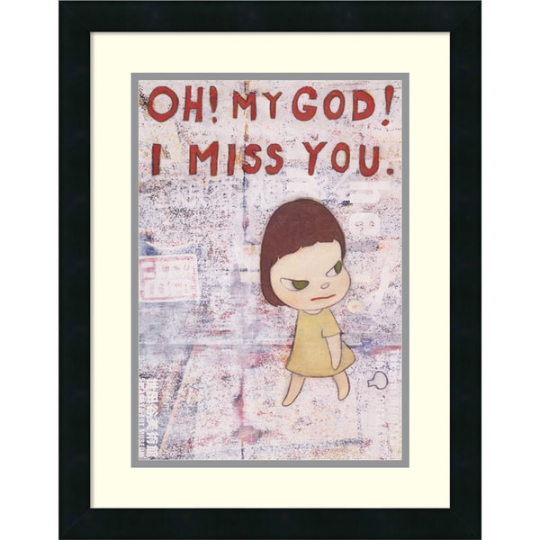 Yoshitomo Nara Oh my god i miss you, 2001 17 x 21-inch - Bed Bath