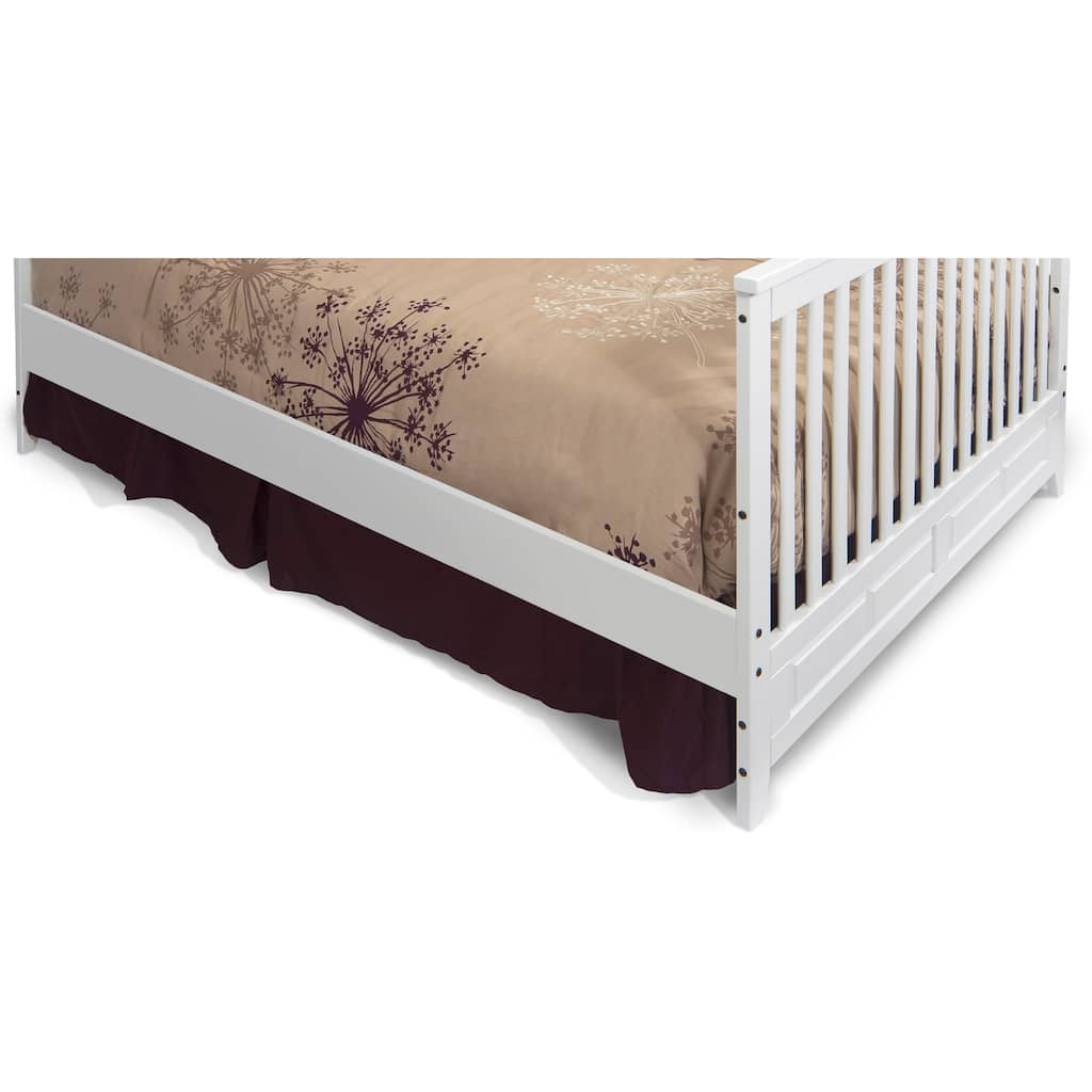 Child Craft Twin Size Bed Rails in Matte White
