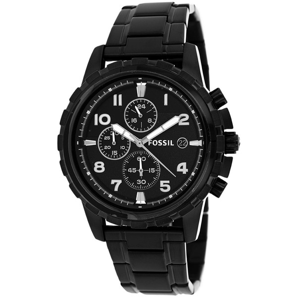 fossil watch with gears showing