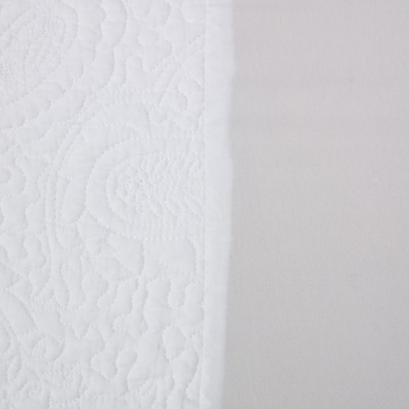 Greenland Home Fashions Paisley Quilted 18-inch Drop Bed Skirt