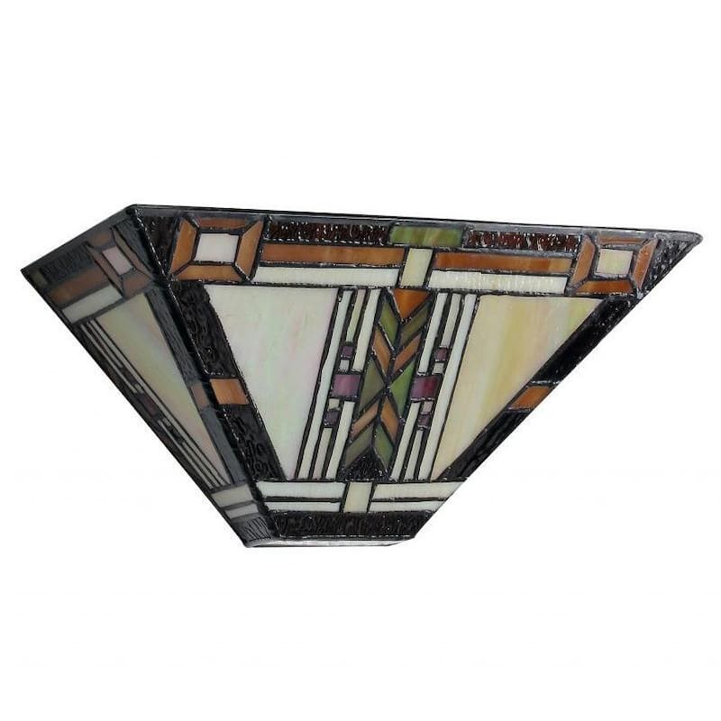 Tiffany Style Mission Design 1-light Wall Sconce