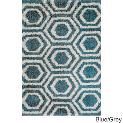 Alexander Home Stella Geo Shag Rug