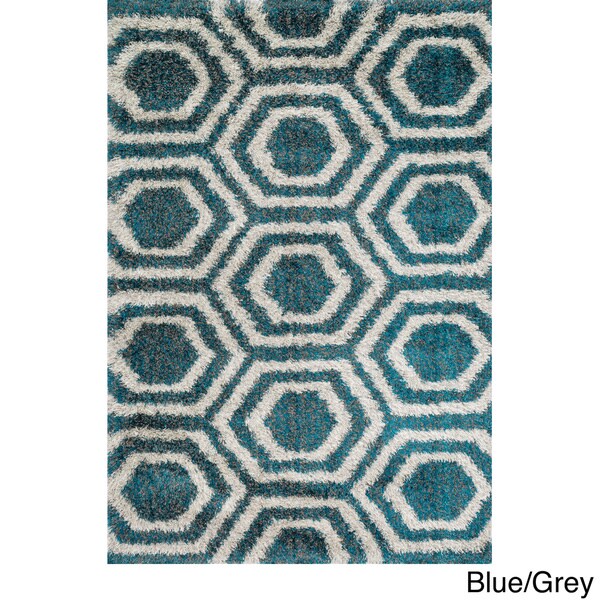 Stella Geo Shag Rug (7'7 x 10'5)