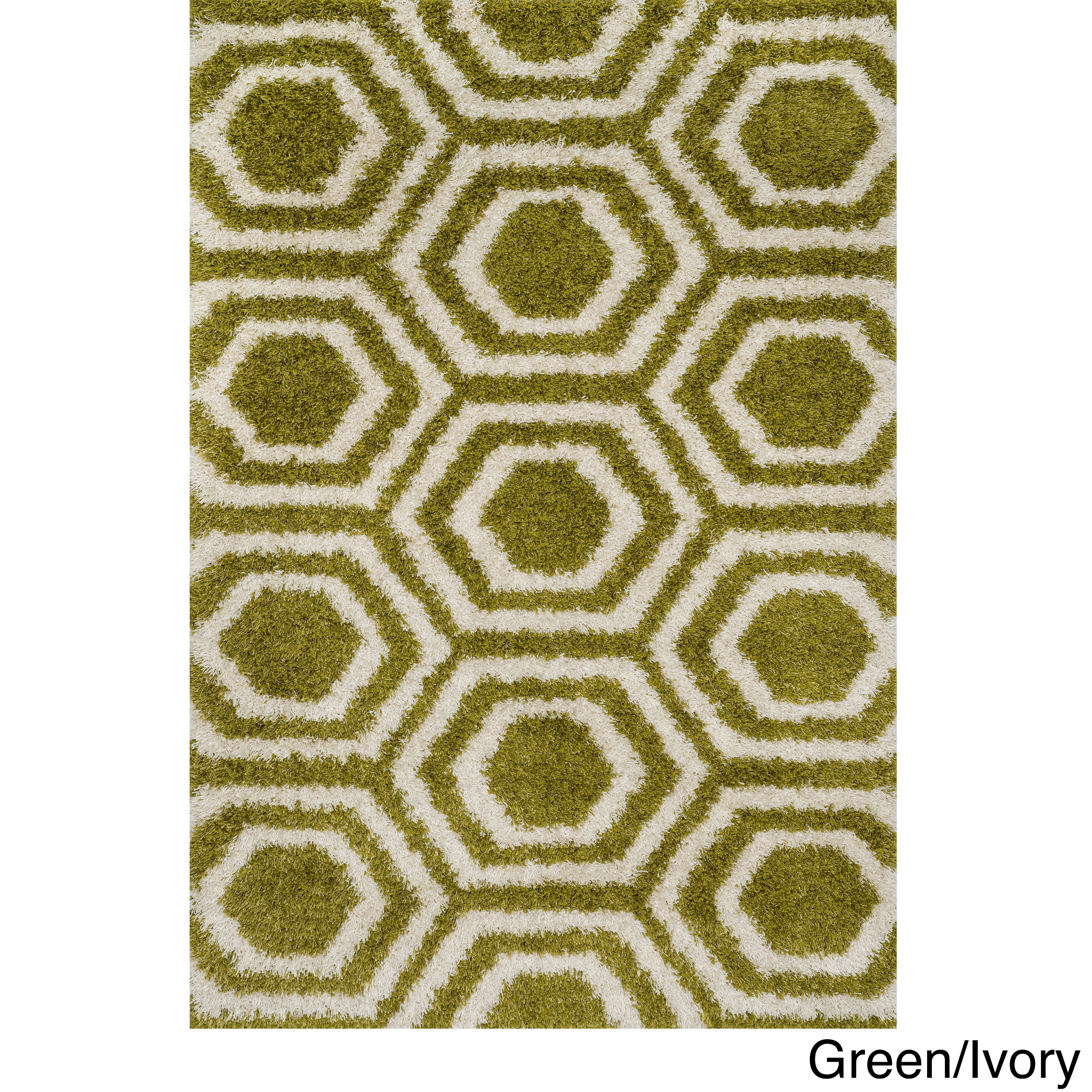 Stella Geo Shag Rug (77 X 105)