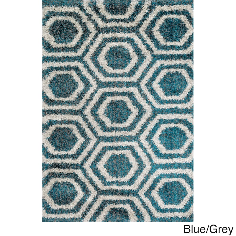 Alexander Home Stella Geo Shag Rug