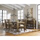 preview thumbnail 3 of 1, Signature Designs by Ashley Rectangle Dining Room Butterfly Extended Table