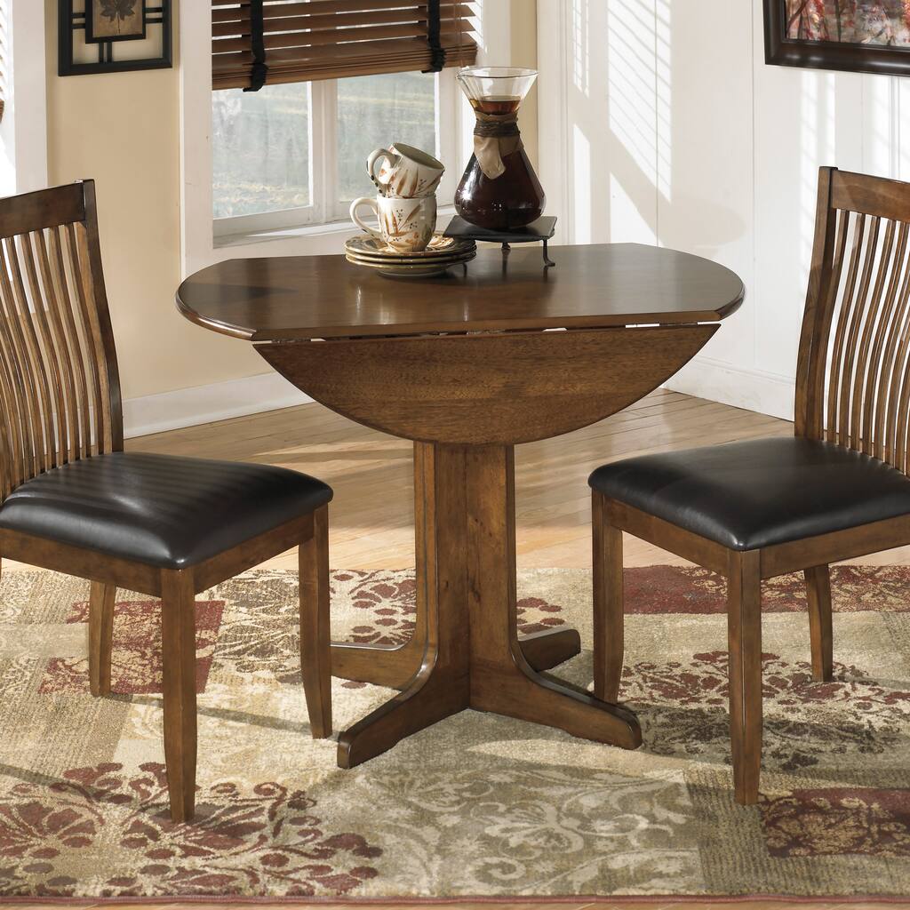 Stuman Round Drop-leaf Table