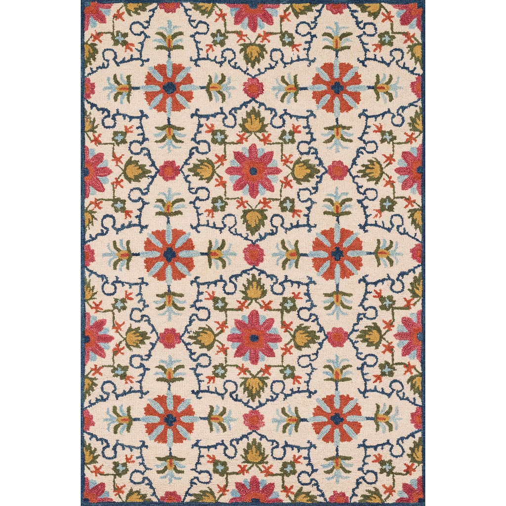 Alexander Home Hand-hooked Tessa Garden Rug