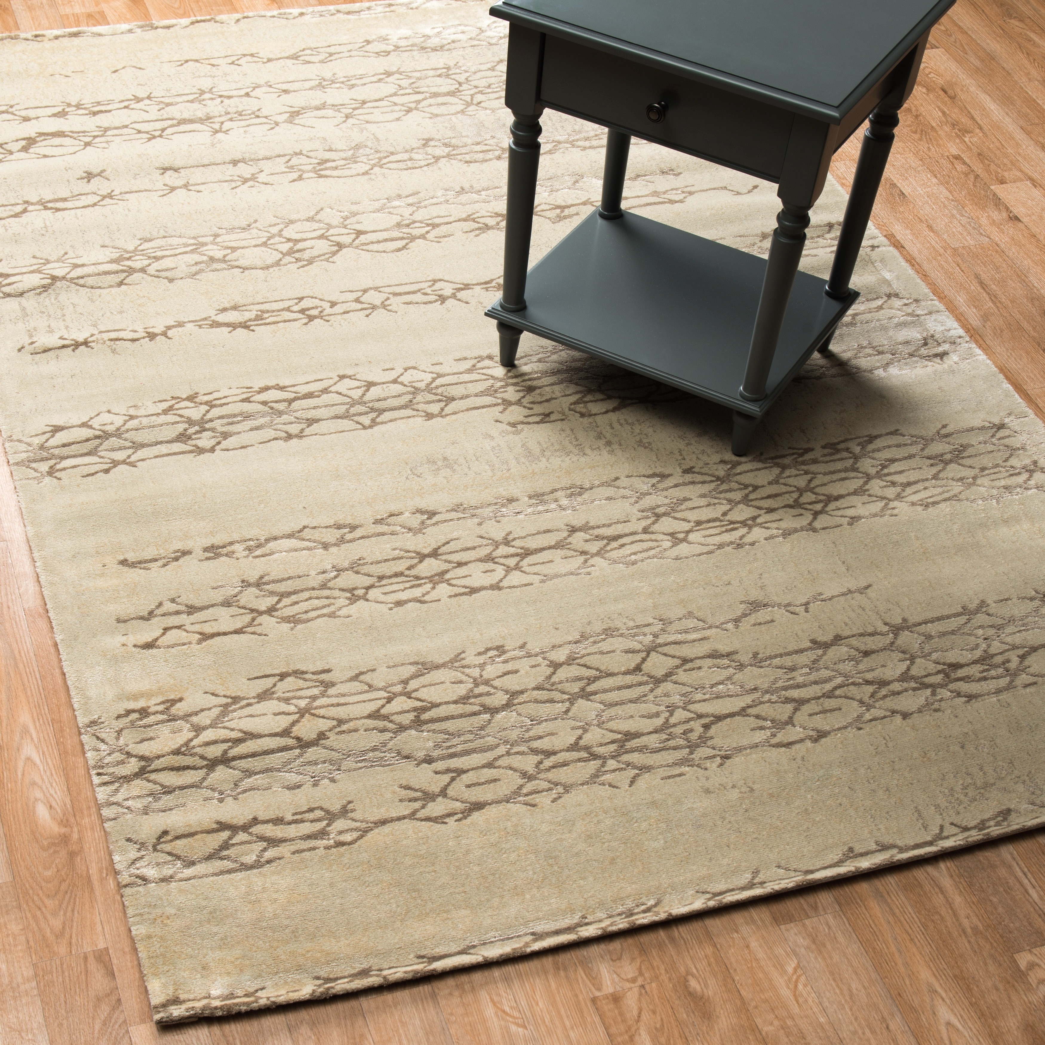 Emerson Ivory/ Mocha Rug (33 X 53)