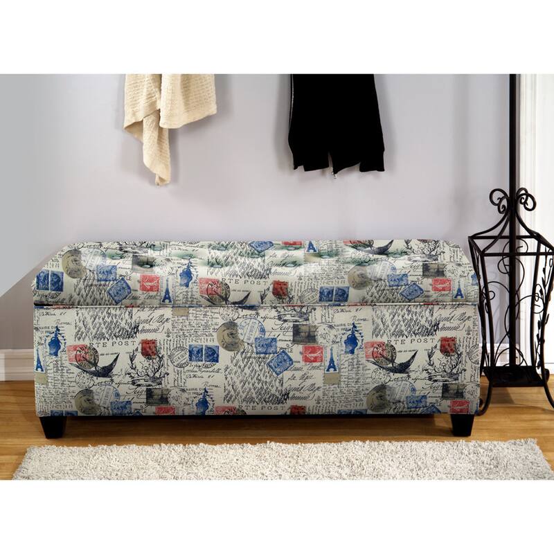 The Sole Secret Arctic Price Natural Shoe Storage Bench - Off-White Large