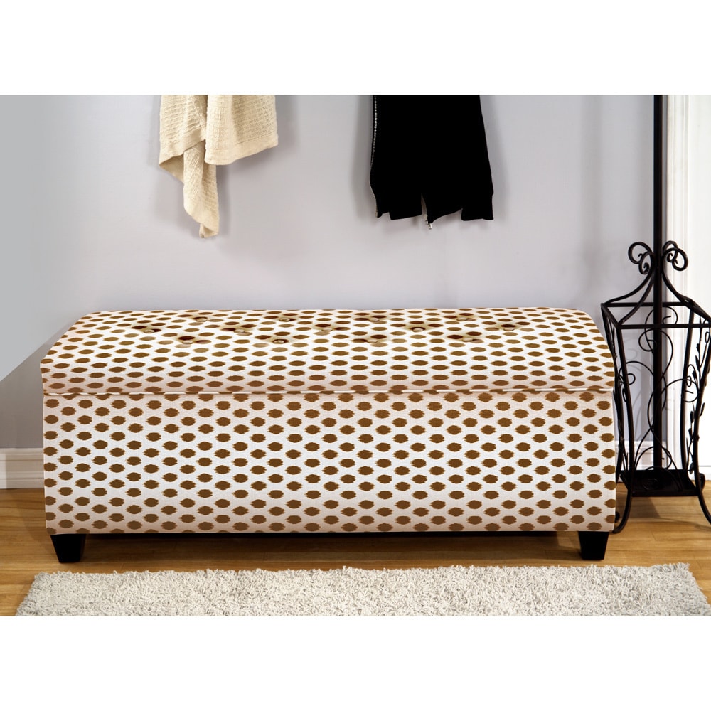 The Sole Secret Jojo Brown Shoe Storage Bench