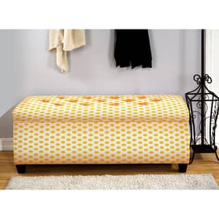 Yellow Benches Settees For Less The Sole Secret Jojo Yellow Shoe Storage Bench