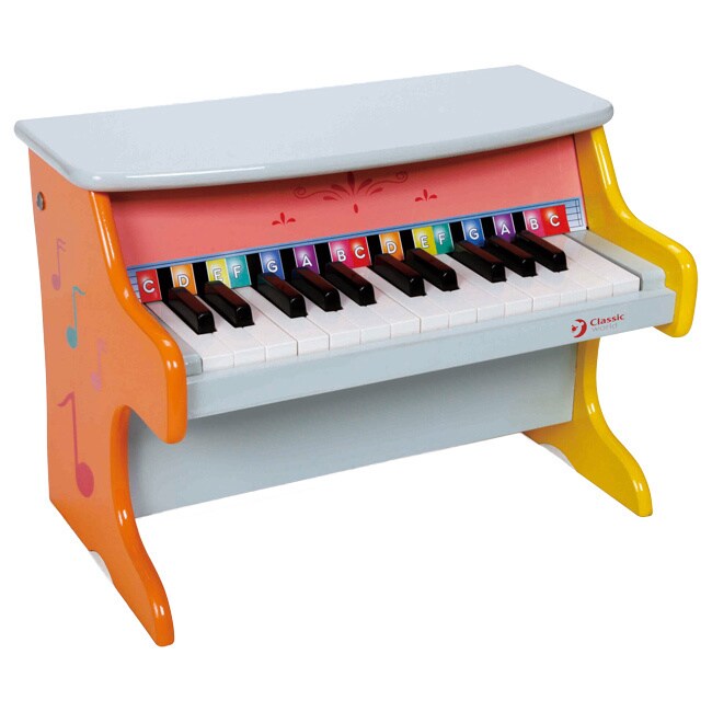wooden piano for toddlers