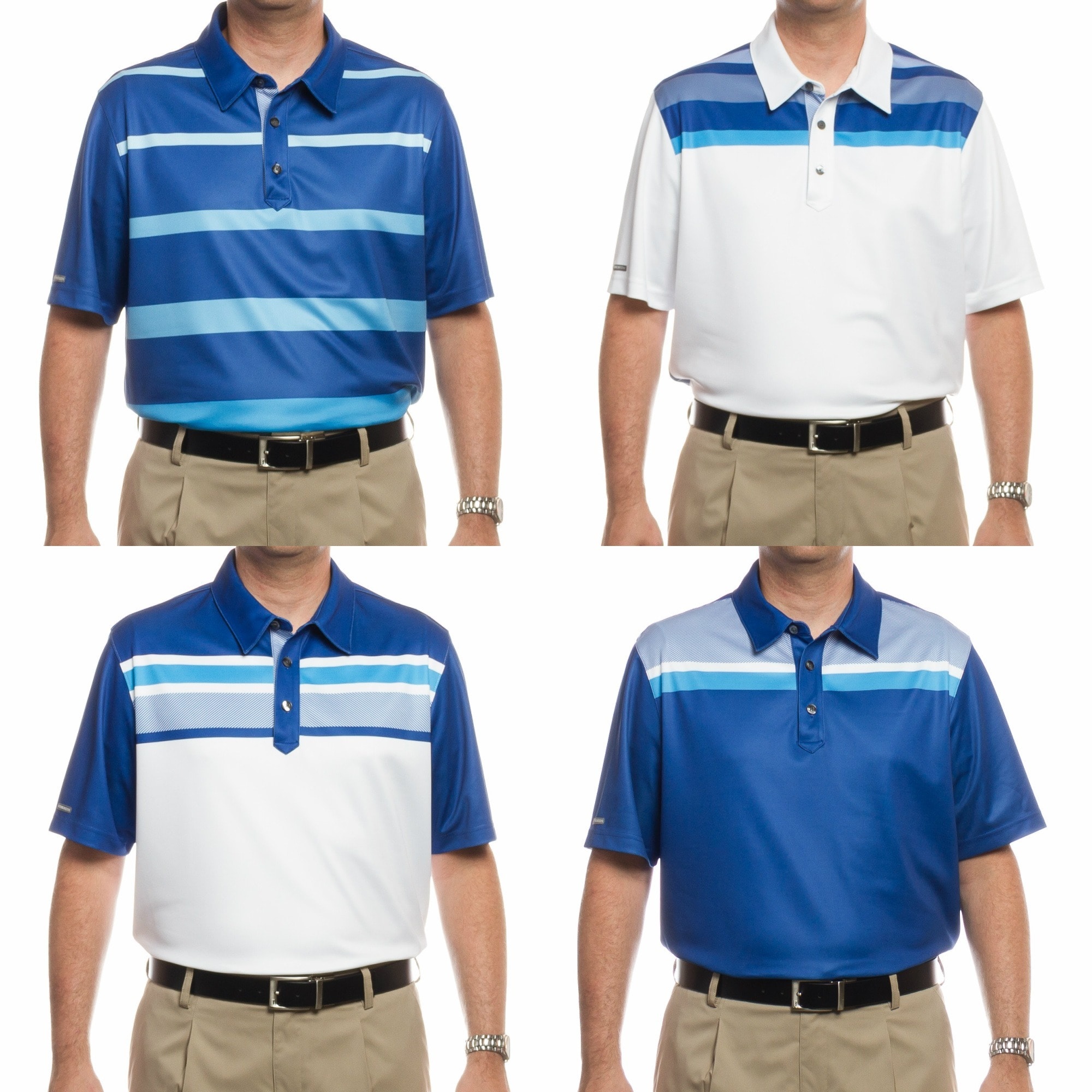 Ashworth Mens British Open Collection Polo 4 Pack