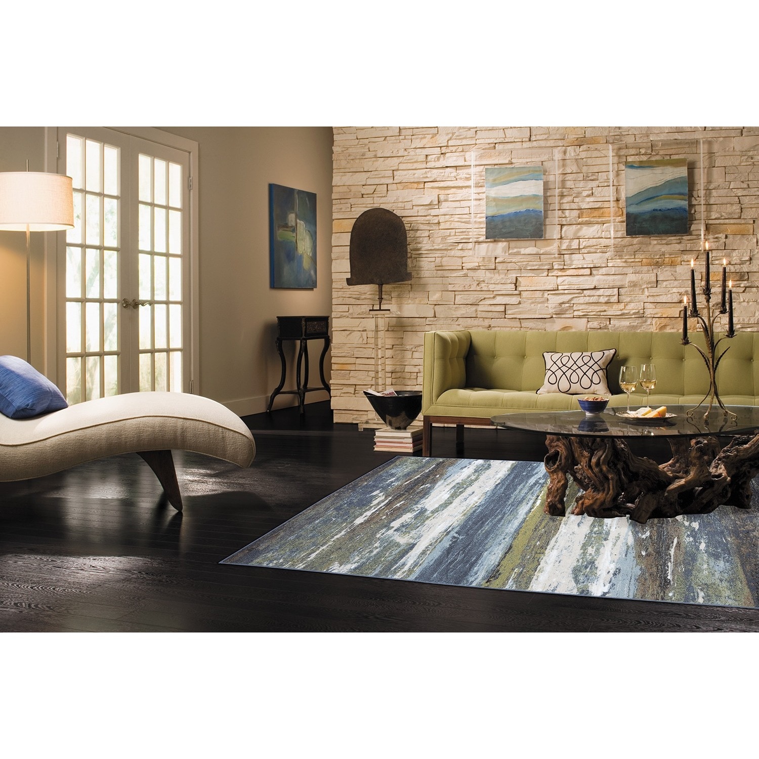 American Rug Craftsmen Concord Abstract Shore Rug (8 X 10)