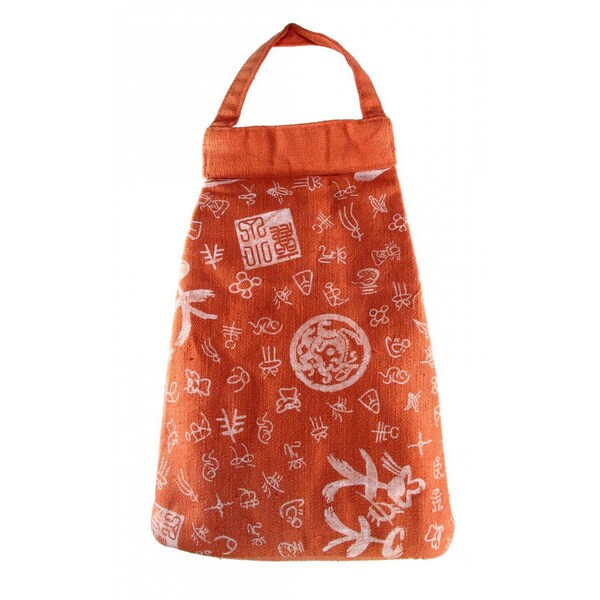 Shop Handmade Flax Tote Bag (China) - On Sale - Free Shipping On Orders Over $45 - Overstock ...