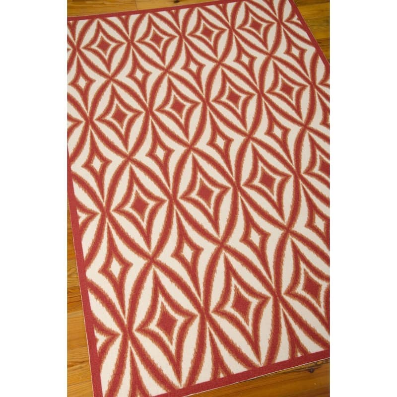 Waverly Sun N' Shade Geometric Indoor/Outdoor Area Rug