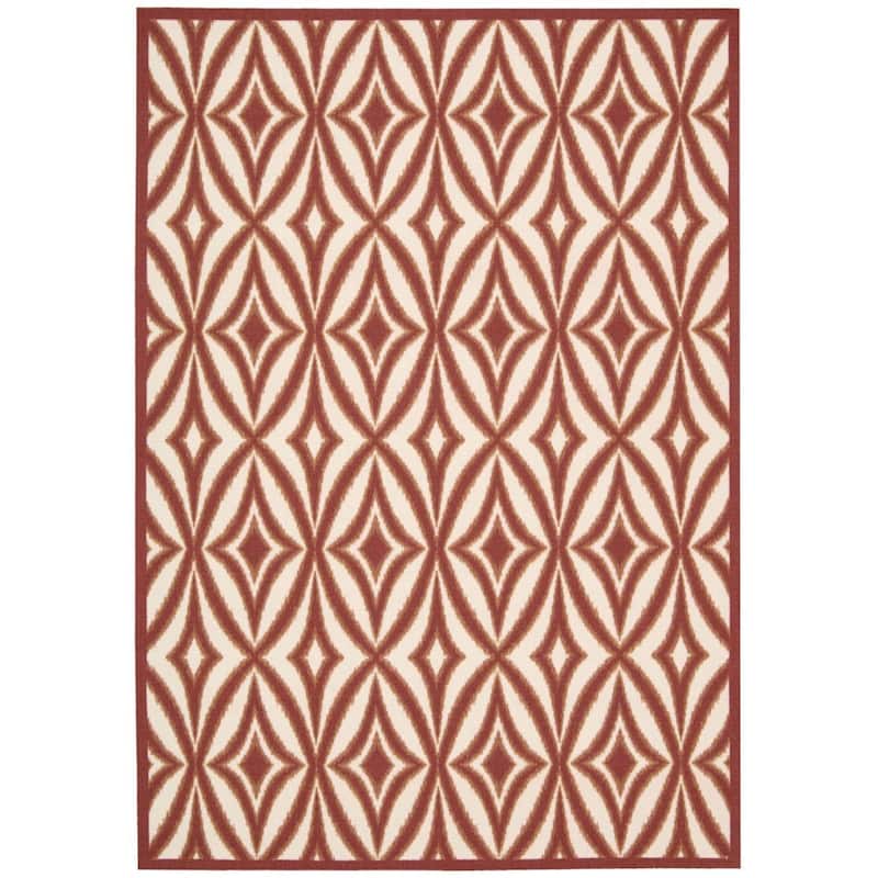 Waverly Sun N' Shade Geometric Indoor/Outdoor Area Rug