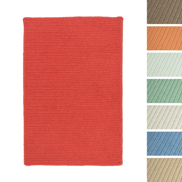 Sunbrella Solid Indoor/Outdoor Performance Reversible Rug USA MADE - 9' x 12'