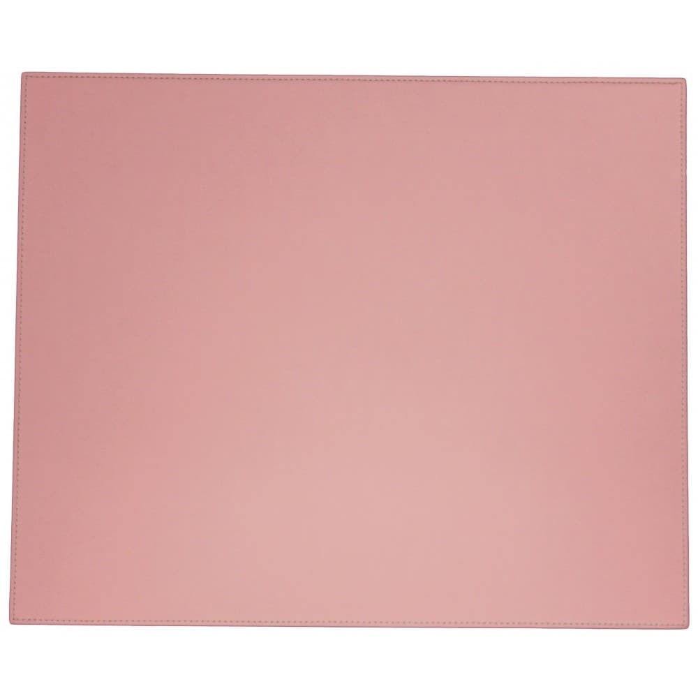 Cameo Pink Faux Leather Table Mat