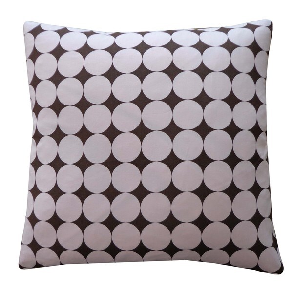 Disco Pink Kids Polka Dot 20x20 Inch Pillow Free Shipping Today