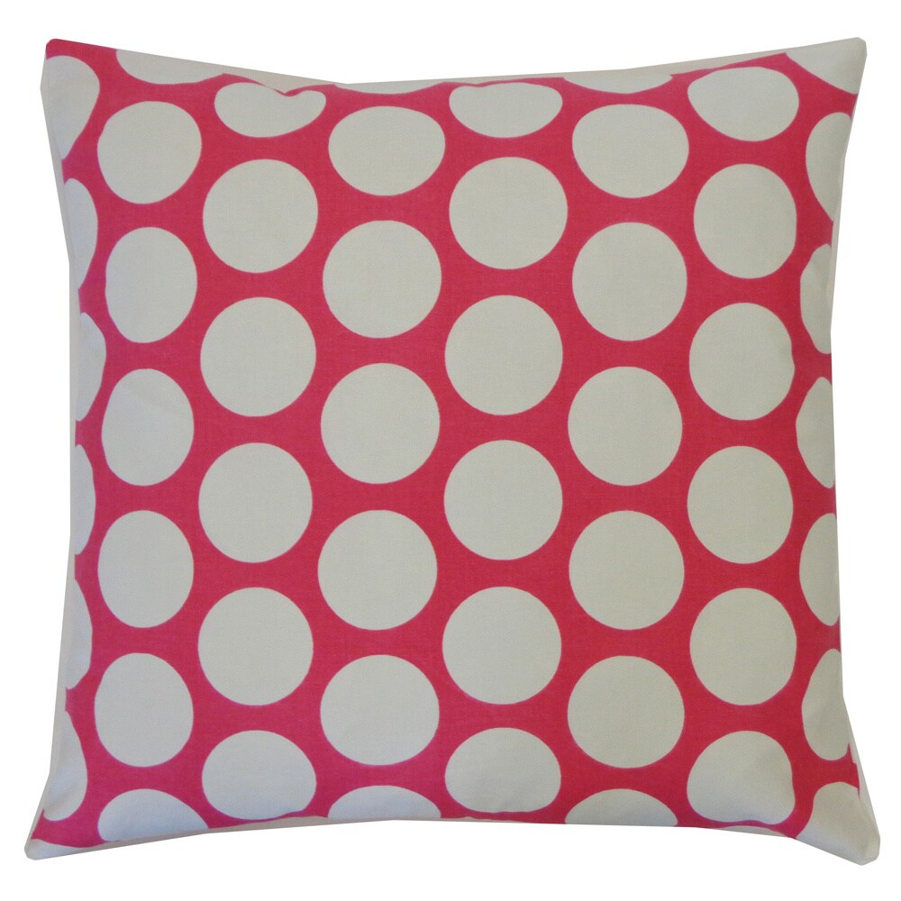 Shop Handmade Polka Dot Pink Kids Polka Dot Pillow 20 X 20