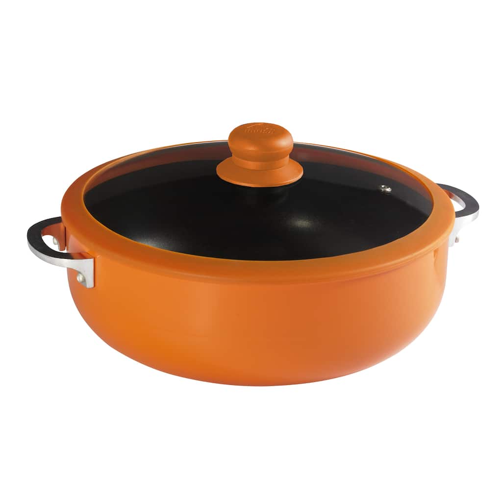 IMUSA Non-stick Orange Caldero