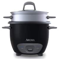 Aroma Housewares 8-Cup (Cooked) (4-Cup UNCOOKED) Digital Rice Cooker and Food Steamer (ARC-914D)