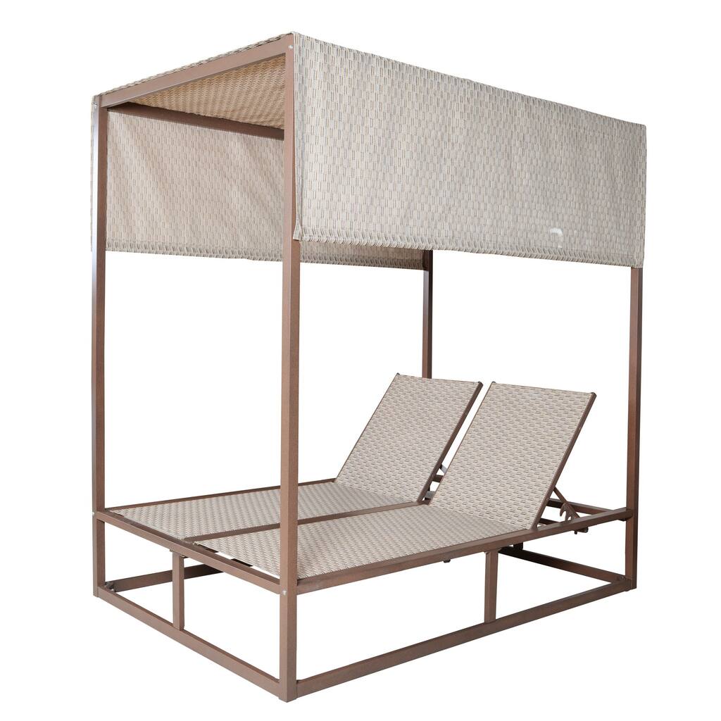 Panama Jack Island Breeze Canopy Outdoor Daybed and Removable Top