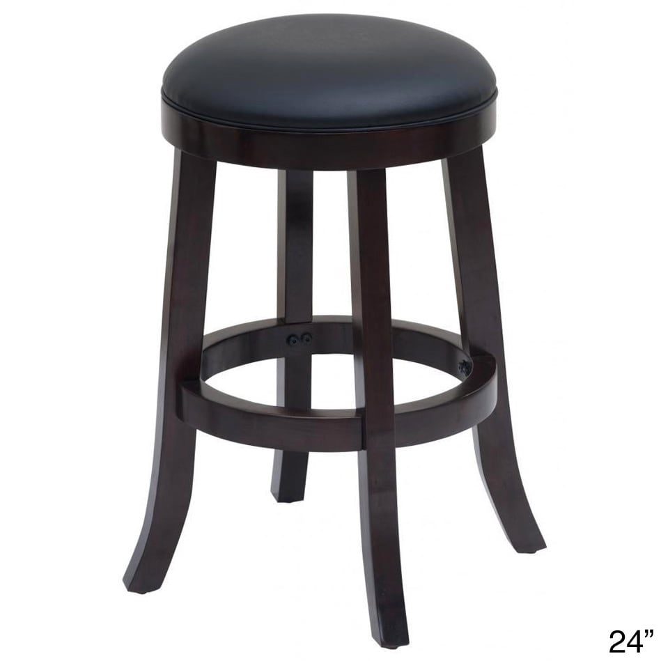 Rich Cherry Swivel Stool