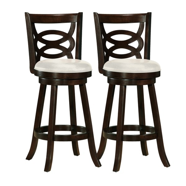 CorLiving DWG 819 B Woodgrove 43 inch Cappuccino Wood Barstool (Set of