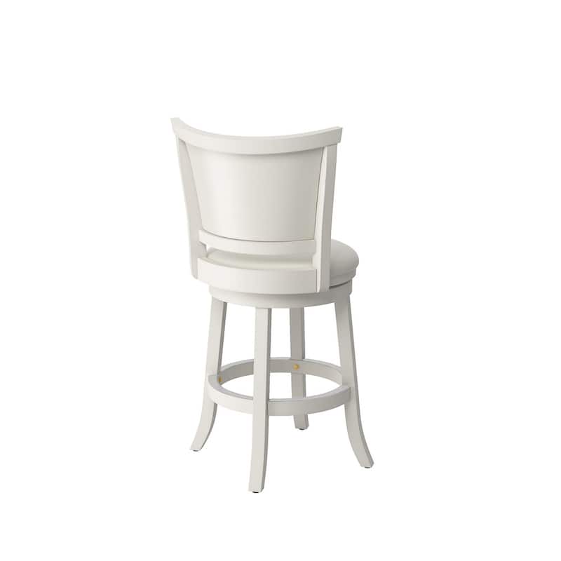 Wesley Swivel Counter Height Barstools, Set of 2